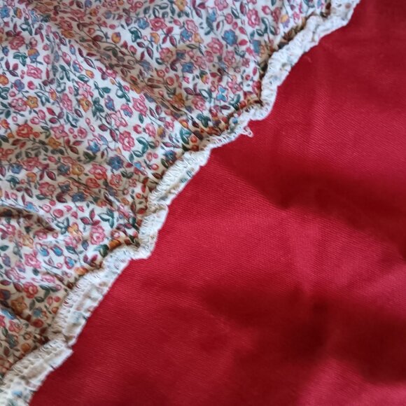 Vintage Girls 4T Dress Toddler 1970's Boho Peasant Jumper Sleeveless - Picture 4 of 6